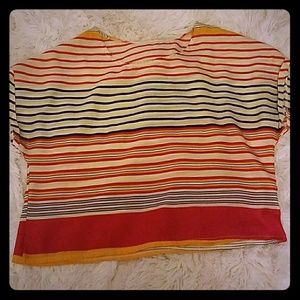 Colorful striped top